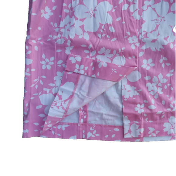 Jones New York Pink Floral Dress Fitted Shift Cottagecore Botanical Summer Sz 12 - Picture 9 of 13